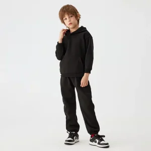 Black Kids Winter Hooded Tracksuits