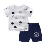 Kids Cloud Printed Short Suits