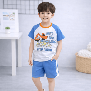 Kids Never Finish Eating Short Suits