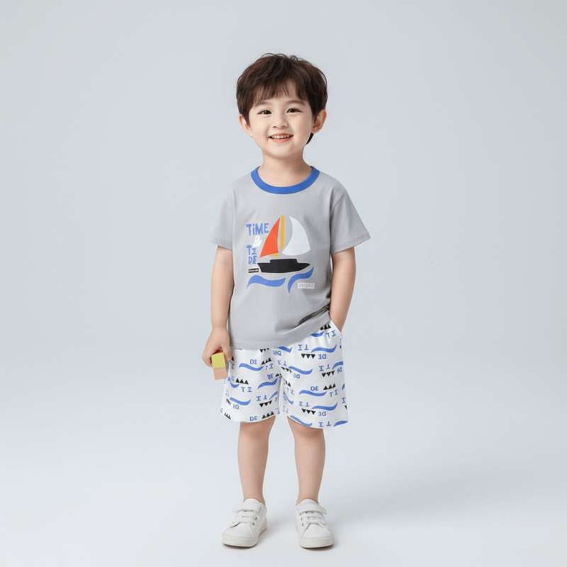 Kids Time Printed Short Suits