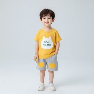 Kids XIAO Hai Mei Printed Short Suit