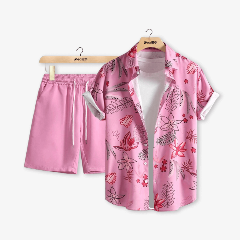 Men-Casual-Pink-Hawaiian-Floral-and-Leaf-Printed-Summer-Outfit-tiny-front.png