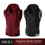 Bundle of 2 Jaquetta Front Zipper Hoodies