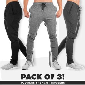 Bundle of 3 Joggers French Trousers