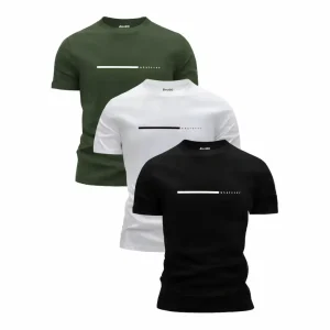 Pack of 3 Whatever Mens Printed T-Shirts