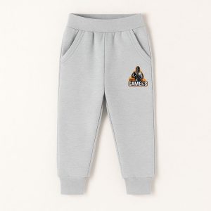 Pubg Gamers Heather Grey Sweatpant for Kids