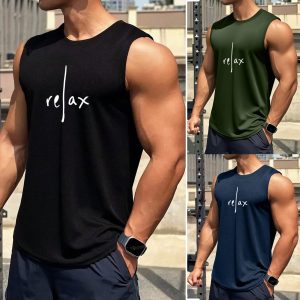 Pack of 3 Relax Printed Tank Tops For Mens