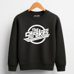 The Strokes Printed Black Sweatshirt for Tween Kids