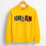 Urban Printed Yellow Sweatshirt for Tween Kids