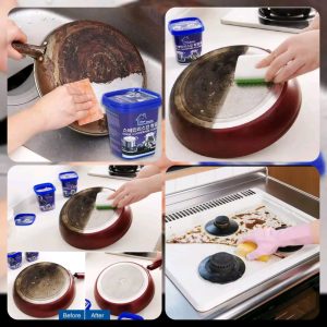 Cookware Cleaner – Heavy-Duty Paste for Burnt Grease & Stains