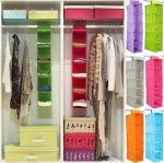 Hanging Shelf Organiser – Multi-Compartment Fabric Storage