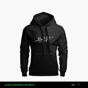 Be You Printed Black Hoodie For Men