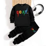 GOAT Printed Sweatshirt Tracksuit For Kids