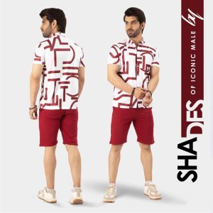 Keep It Cool and Casual in This Letter Print Co-ord for Men