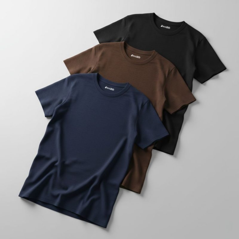 Bundle of 3 CNB Plain T-Shirts for Mens