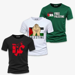 Pack of 3 BWB Mens Printed T-Shirts