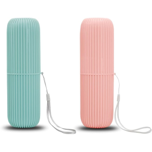 Portable Compact Toothbrush and Toothpaste Travel Organizer