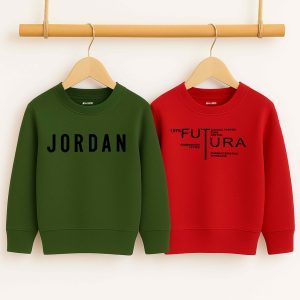 Pack of 2 Jordan Futura 1975 Printed Sweatshirts for Tween Kids