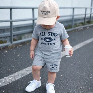 All Star 96 Printed Summer Short Suit for Kids