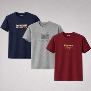 Pack Of 3 Landform Magic Mens Printed T-Shirts