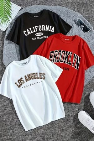 Pack of 3 Brooklyn Printed T Shirts For Tween Kids