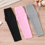 Pack of 3 Graphic Love Smile Printed Leggings For Girls