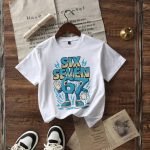 Six Seven Lightning Cartoon Tee Printed T-Shirt For Kids