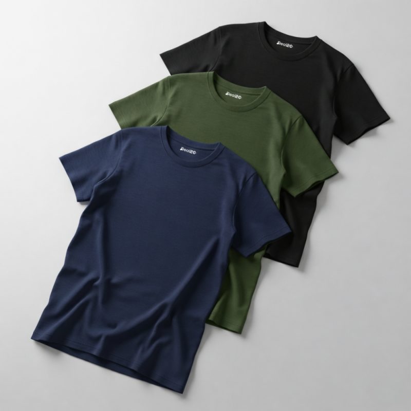 Bundle of 3 ABN Plain T-Shirts for Mens