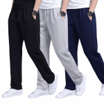 Bundle of 3 Men Casual Summer Straight French Terry Jogging Trouser