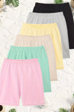 Bundle of 6 Lightweight Summer Shorts for Kids