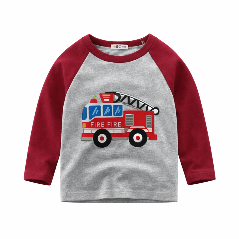 The Fire Printed Kids T-Shirt