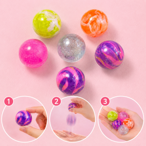 Colorful Bouncy Balls Set – Fun Kids Stress Relief Toys