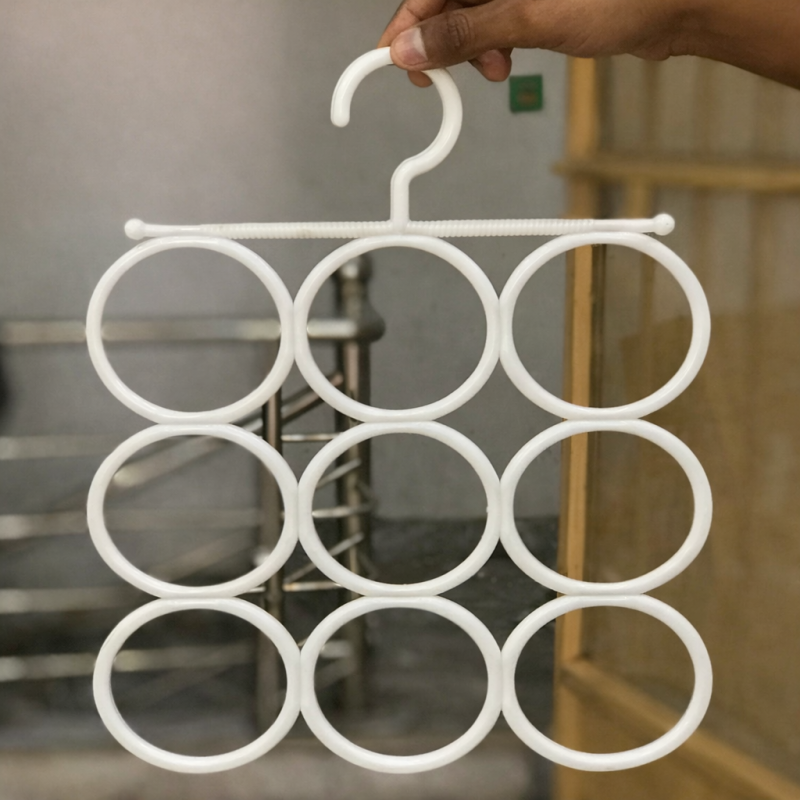 Nine Hole Scarf Hanger