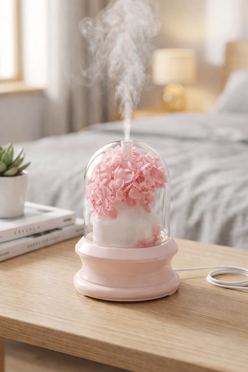 Immortal Flower Fragrance Humidifier Night Light