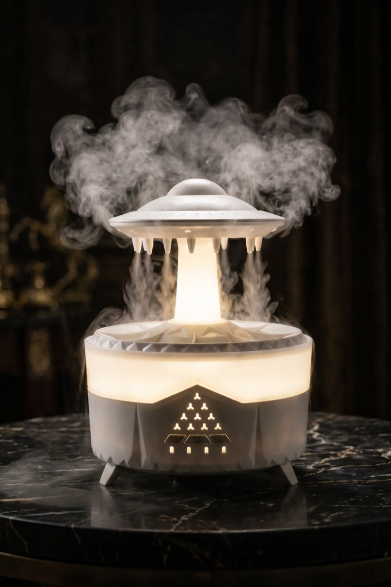 300ML Wireless Remote Aroma Humidifier Night Light