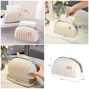 Elegant Shell Tissue Box