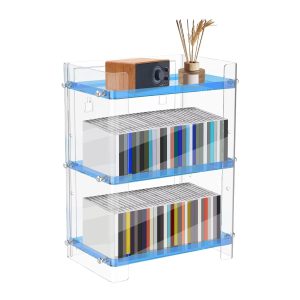 Clear Storage Stand β 3 Tier Plastic Display Rack