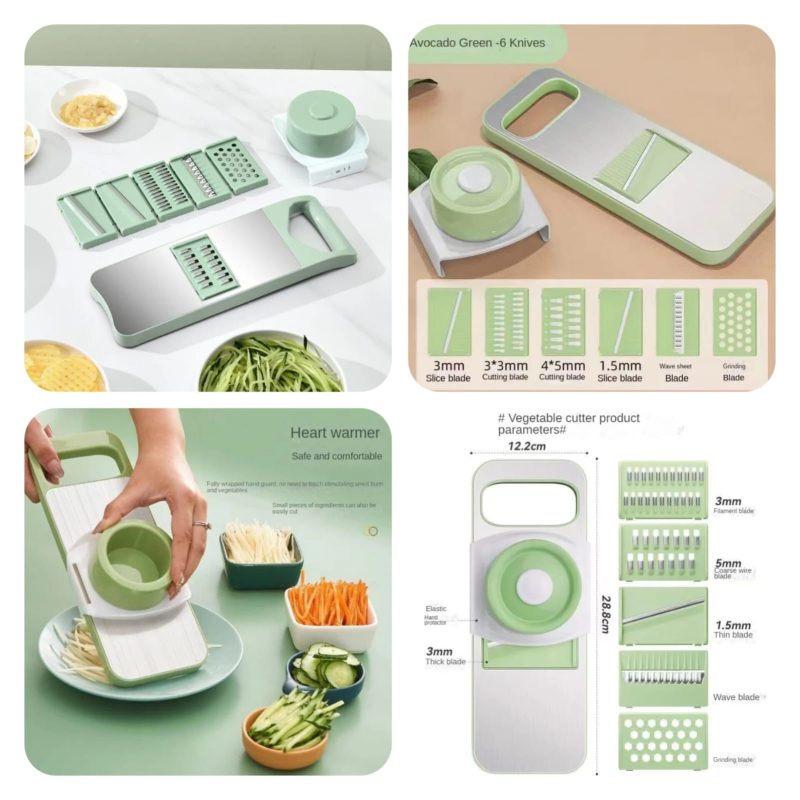 5‑in‑1 Vegetable Cutter – Multifunctional Kitchen Slicer