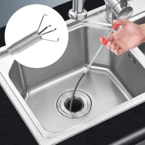 Metal Flexible Sink Wire – 90cm Drain Cleaning Tool