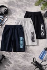 Pack of 3 Universe Warrior Summer Shorts for Tween Kids