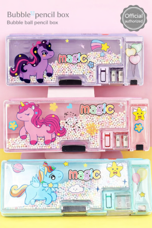 Unicorn Star Magic Pencil Box High Quality