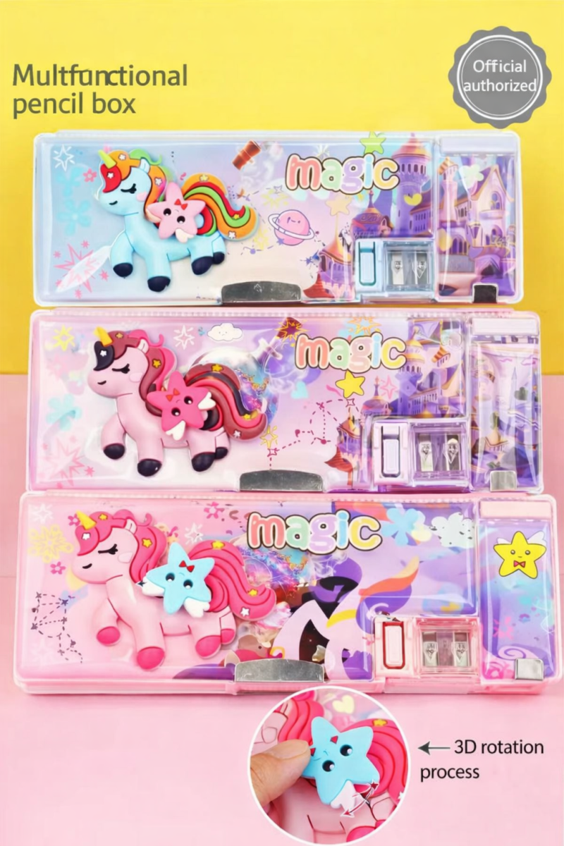 Magic Unicorn Pencil Box High Quality
