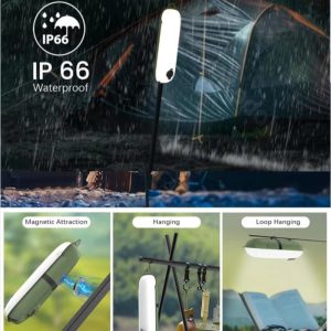 2‑in‑1 LED Lamp 2000mAh Rechargeable Outdoor Light