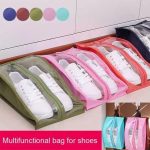Center Zip Shoe Pouch – Travel Shoe Organizer