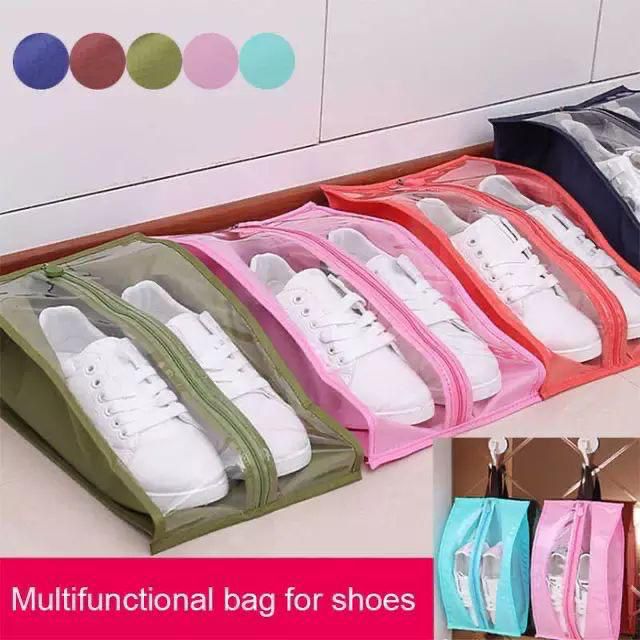 Center Zip Shoe Pouch – Travel Shoe Organizer Center Zip Shoe Pouch – Travel Shoe Organizer
