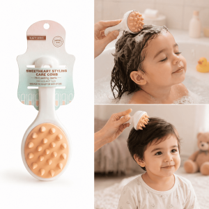 Kids Scalp Massage Hair Brush – Soft Styling Comb