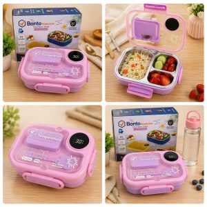Banto Temperature Lunch Box - Stainless Steel Smart Container
