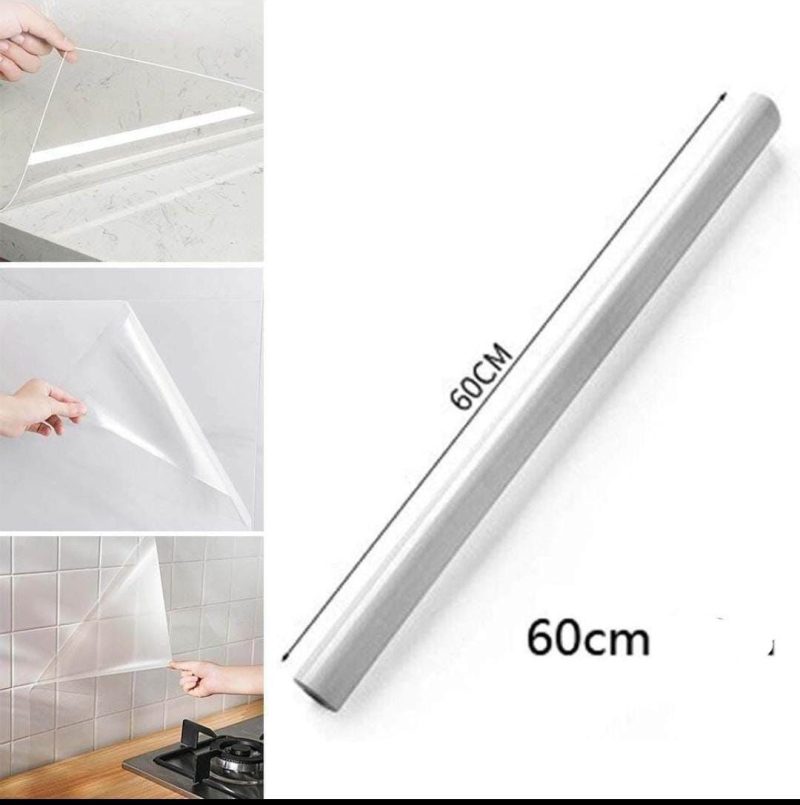 Transparent Oil Proof Protective Sheet Cover Self‑Adhesive Transparent Oil Proof Protective Sheet Cover Self‑Adhesive