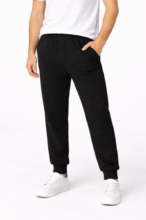 Simple Black Jogging Trouser for Mens