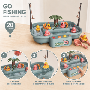 Electric Rotating Fishing Toy